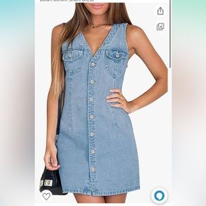 denim dress - never worn